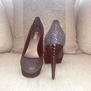 RACHEL Rachel Roy Glitter Heels